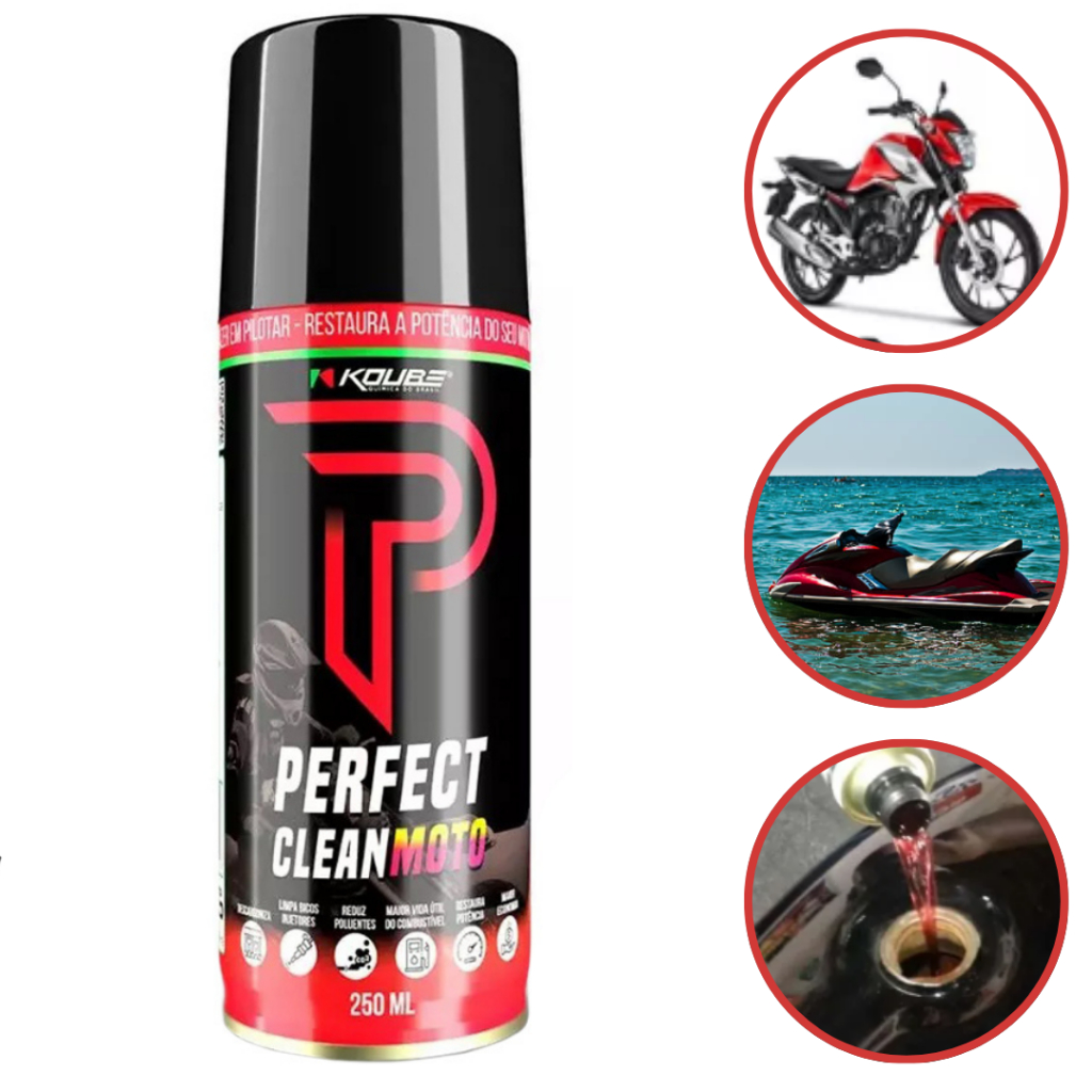 Perfect Clean Moto Via Tanque Koube Motocicletas Carburadas Ou Injetadas E Linha Nautica Motor Cicl