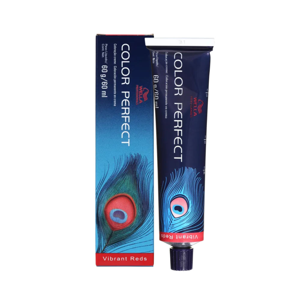 Coloração Color Perfect Vibrant Reds 7/4 Louro Médio Avermelhado 60g