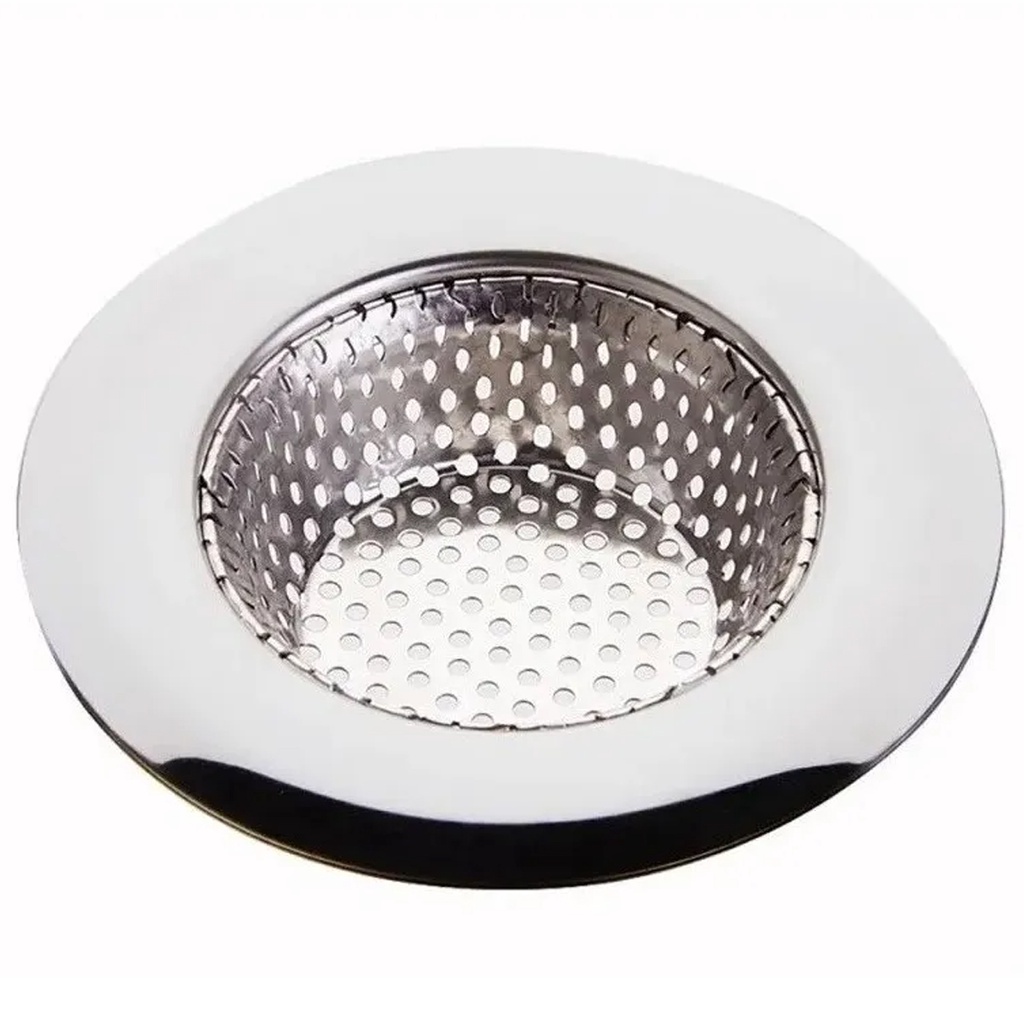 Ralo Para Pia Em Inox Cozinha Borda  9 Cm Diâmetro