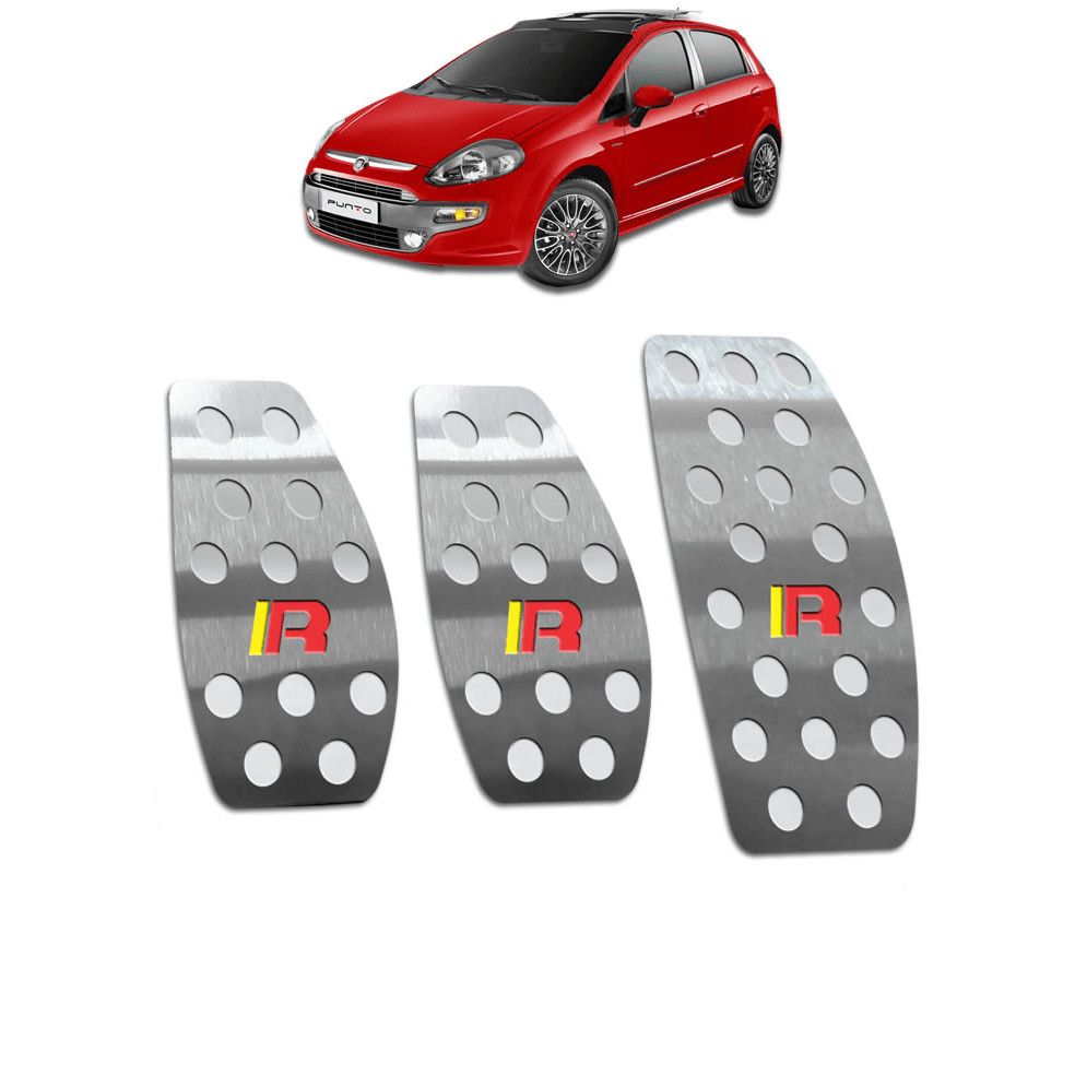 Pedaleira Punto Sporting 13/17 Manual Aço Inox - Não fura o pedal