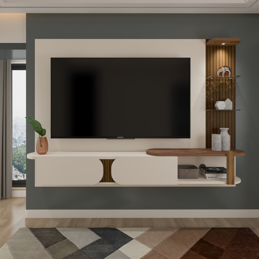 Painel para TV Até 65 Polegadas Urban 2 Portas com Led