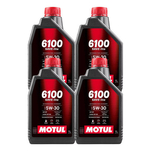 KIT MOTUL 6100 SAVE-LITE 5W-30 4 LITROS