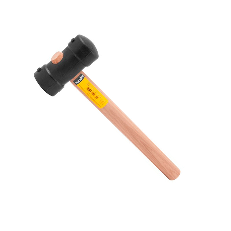 Martelo de Borracha Preto 40mm 200GR Vonder - 30 79 004 000