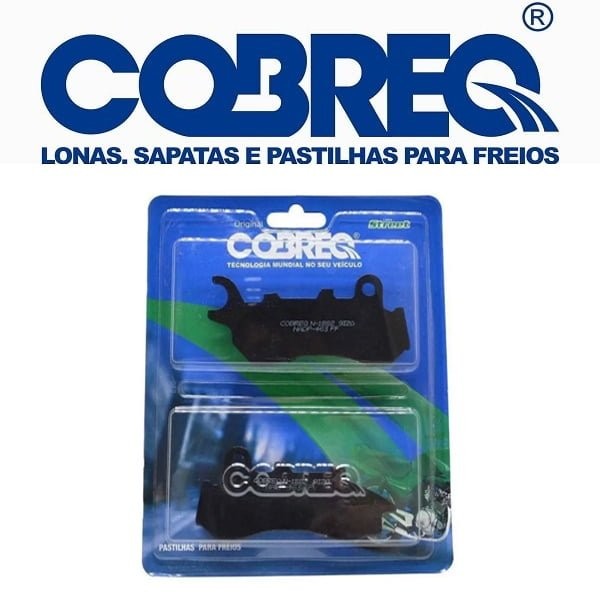Pastilha De Freio Dianteira Honda Cg Fan 160 ate 2024 - Cobreq N-1882