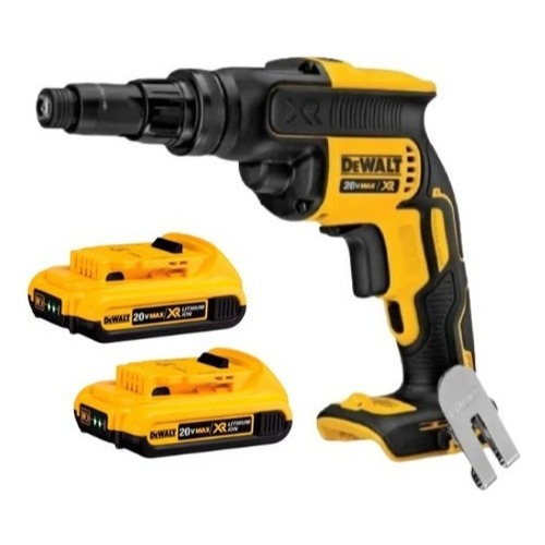 Parafusadeira Drywall Dewalt 20V DCF622 Com 2 Baterias 2Ah XR - S/ Carregador