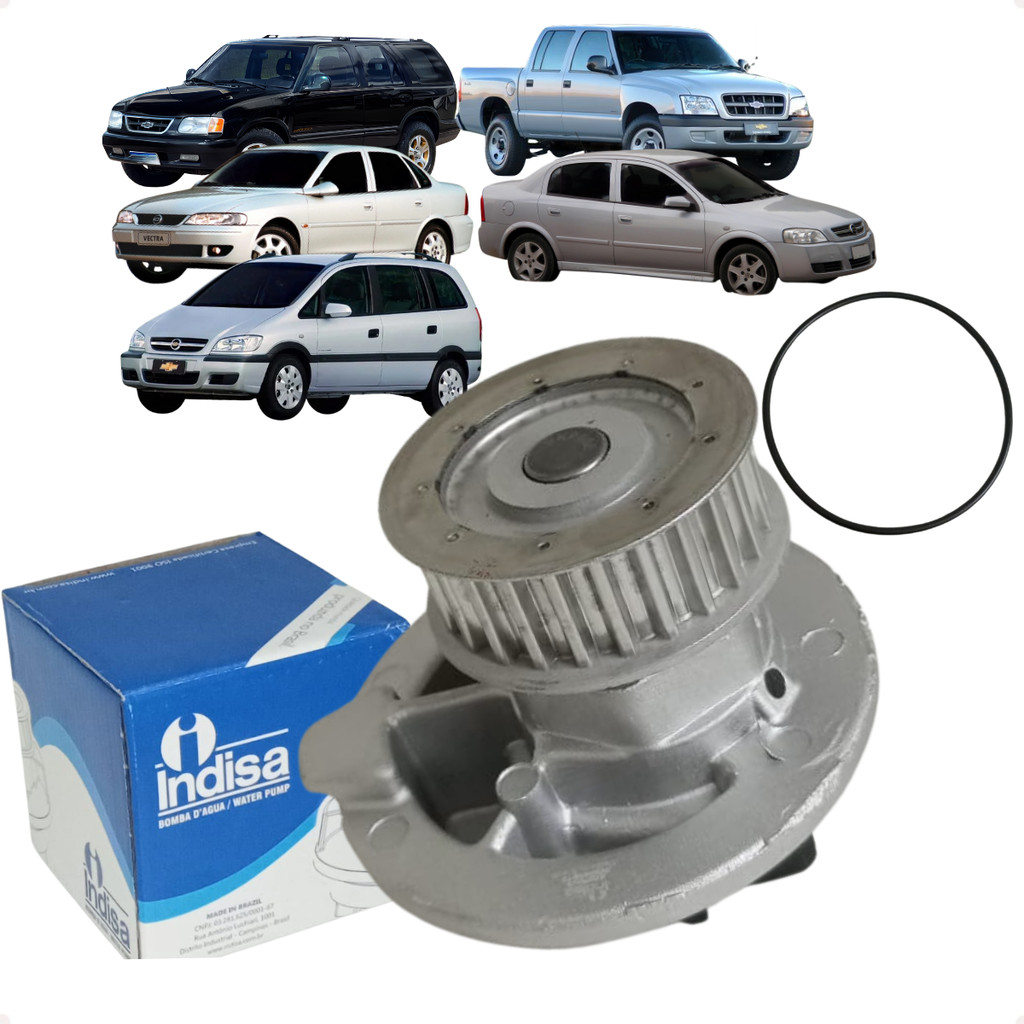 Bomba de Água Indisa Astra Blazer S10 Vectra Zafira 2.0 2.2 2.4 8V