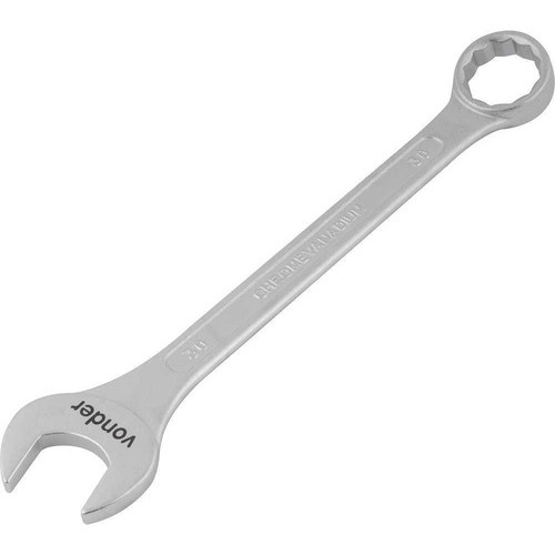 Chave Combinada 30mm Aço Cromo Vanádio Reta Profissional Vonder Resistente