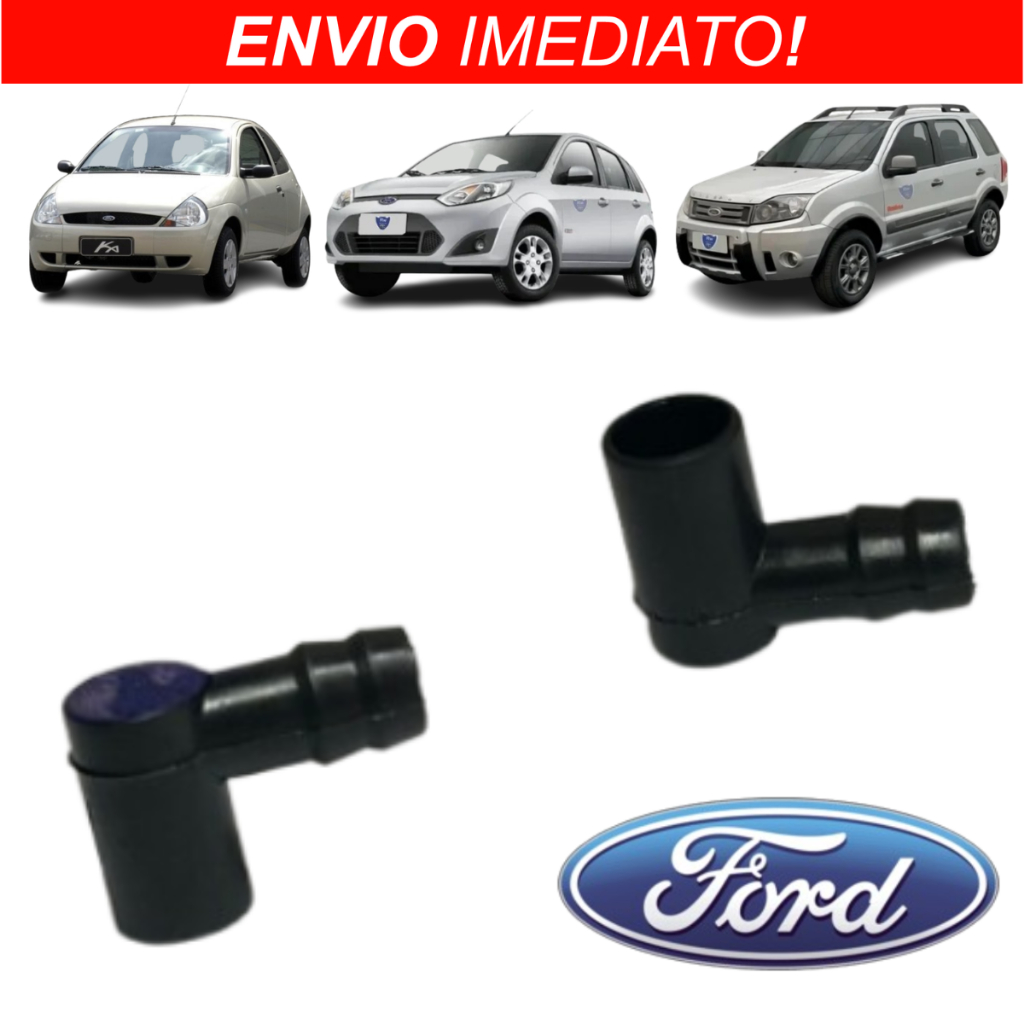 CONEXÃO COTOVELO VÁLVULA ANTI CHAMA FIESTA / FORD KA / ECOSPORT
