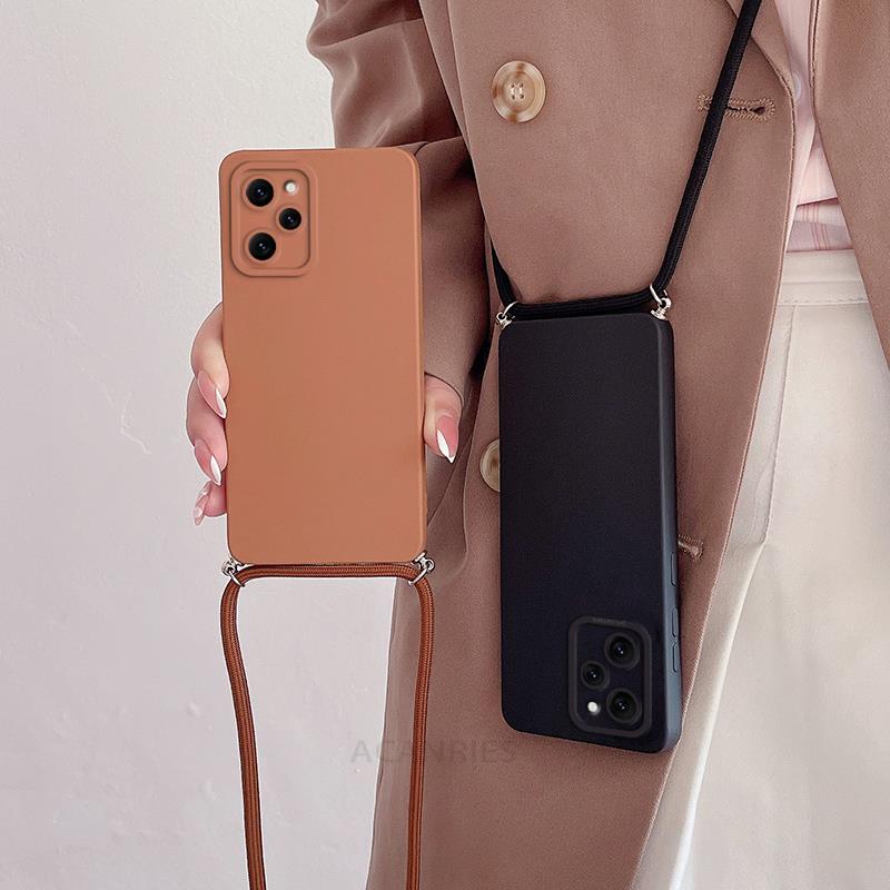 Redmi Note 12 Pro Plus Capa De Cordão Cruzado Para Xiaomi Note12 4G 5G 11pro Silicone Mate Nota12 4G