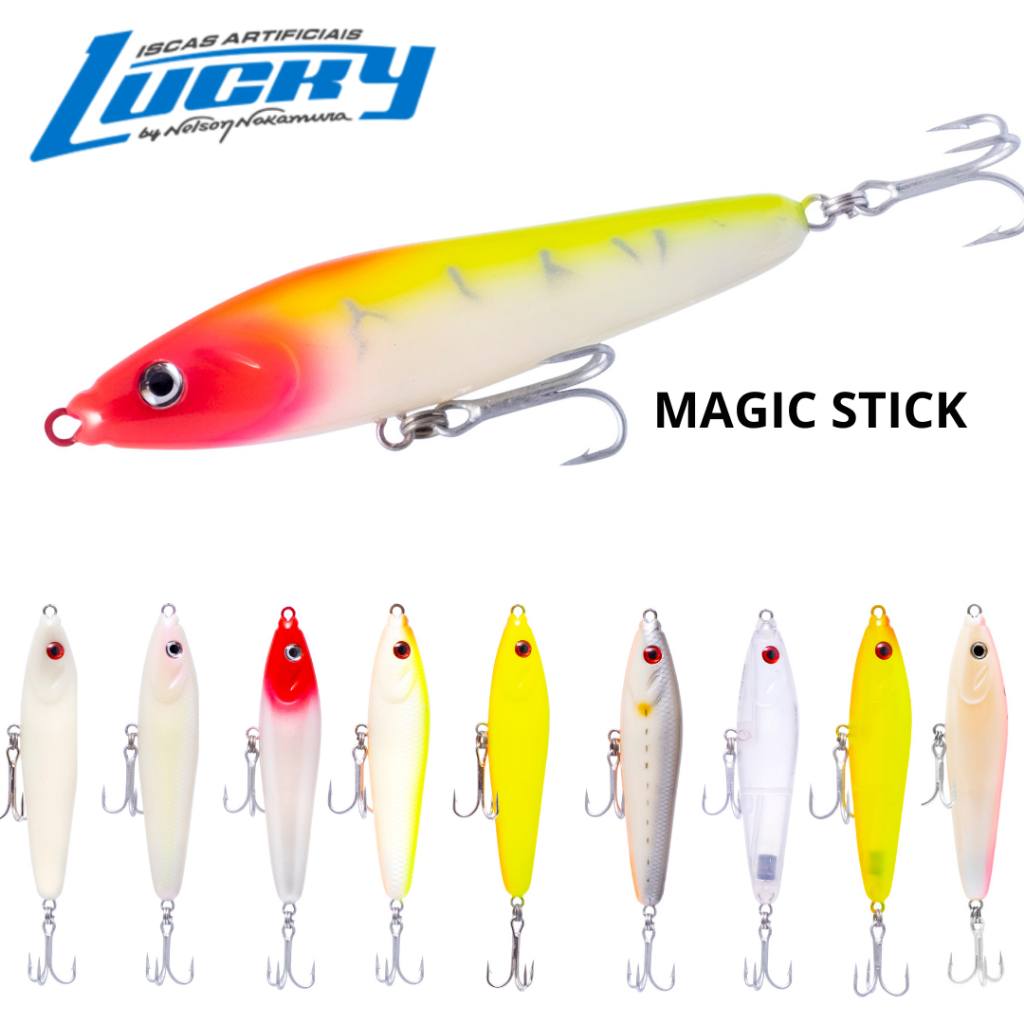 Isca Artificial Nelson Nakamura  Magic Stick 90 14g Lucky Original Melhor Preço