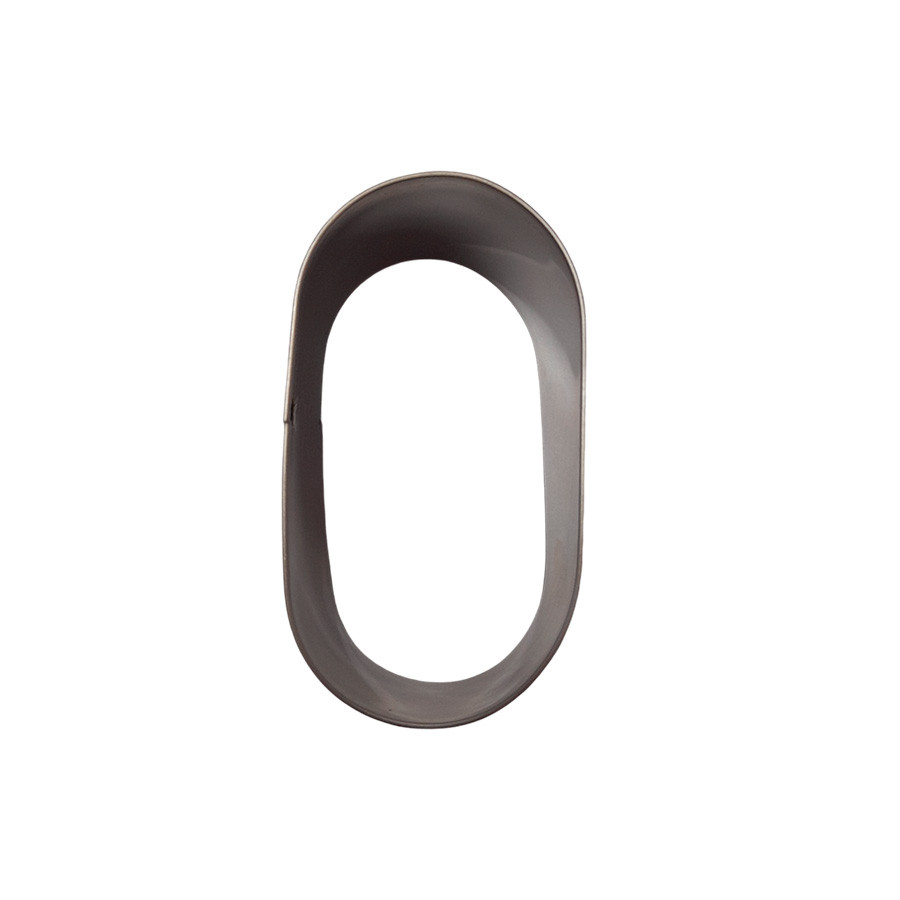 Cortador Aro Oval 8x4,3x4cm - Ref.2082  - 1 unidade - RR Cortadores - Rizzo