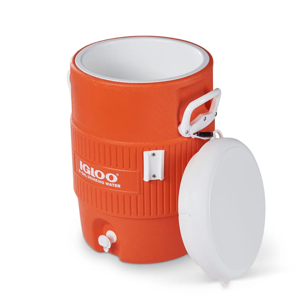 Galão Cooler Térmico Seat Top para Bebidas 18,9L Laranja da Igloo
