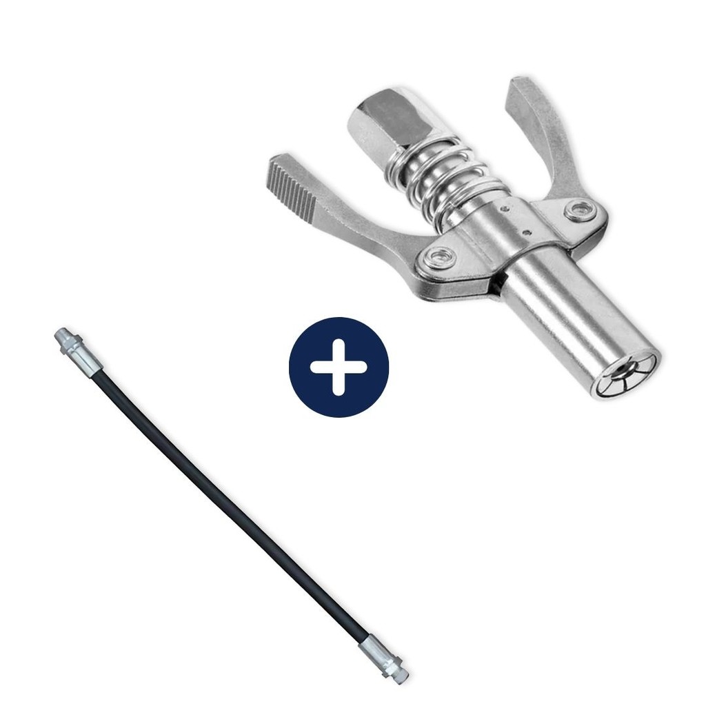 Kit Extensão Flexível 1/8” Com Acoplador Manual Para Bomba
