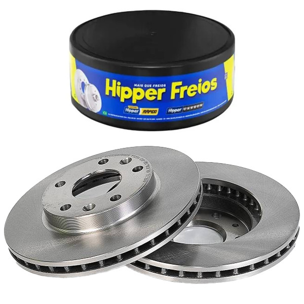 Par Disco Freio Ventilado FLUENCE 2011 a 2018 Hipper Freios