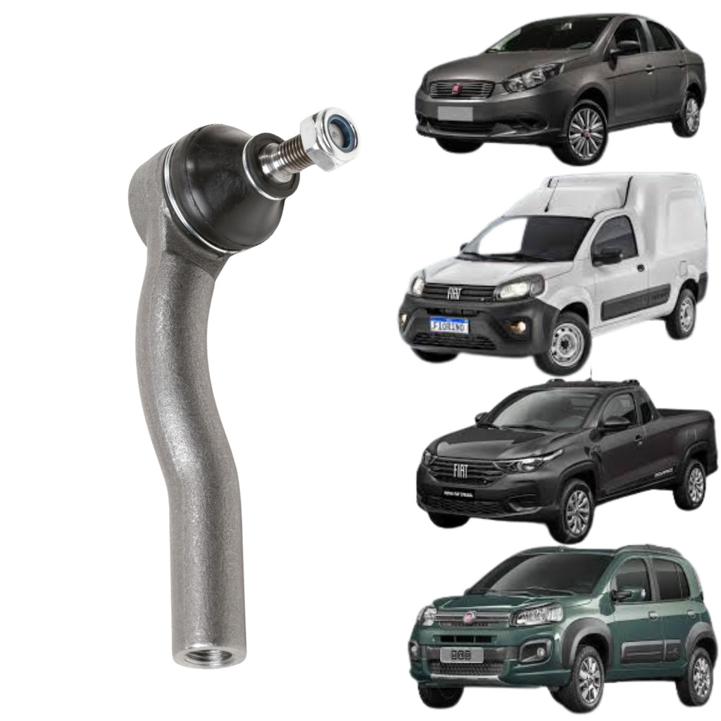 Terminal Direção Esquerdo Strada Fiat Palio Strada Siena Fiorino Mobi Uno Way Grand Siena