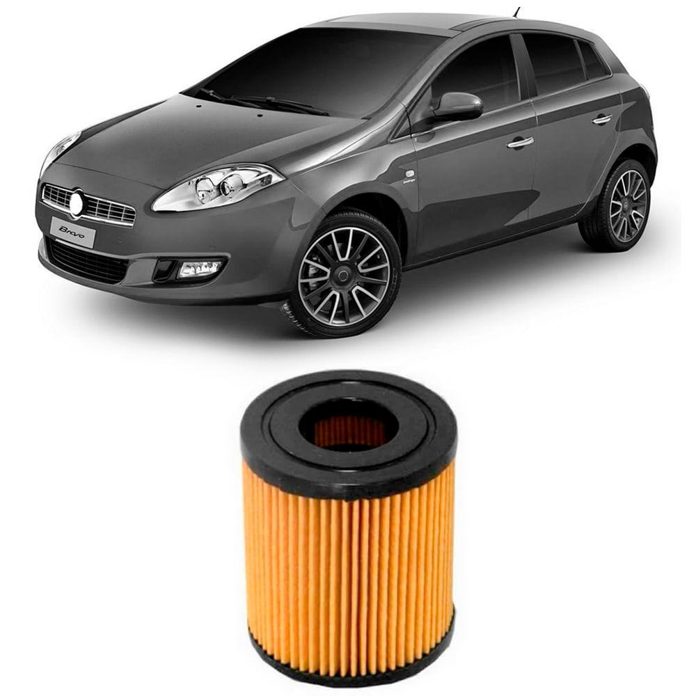 Filtro Óleo Fiat Bravo 1.8 2011 A 2016 Tecfil