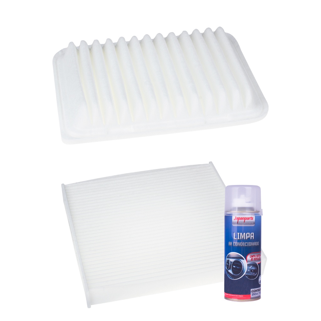 Filtro De Ar Motor + Cabine + higienizador Toyota Corolla E Rav4