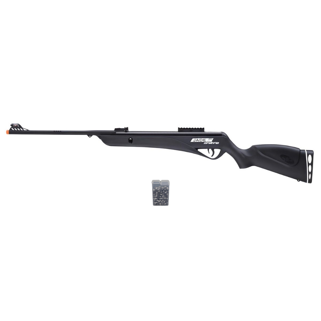 Carabina de Pressão Jade Pro Nitro Preta 5.5mm - CBC + Chumbo