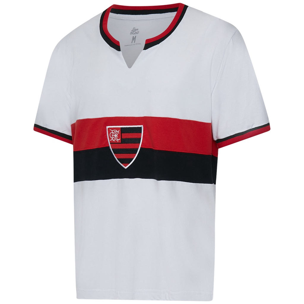Camisa Flamengo Retrô 1976 Branca Masculina Oficial