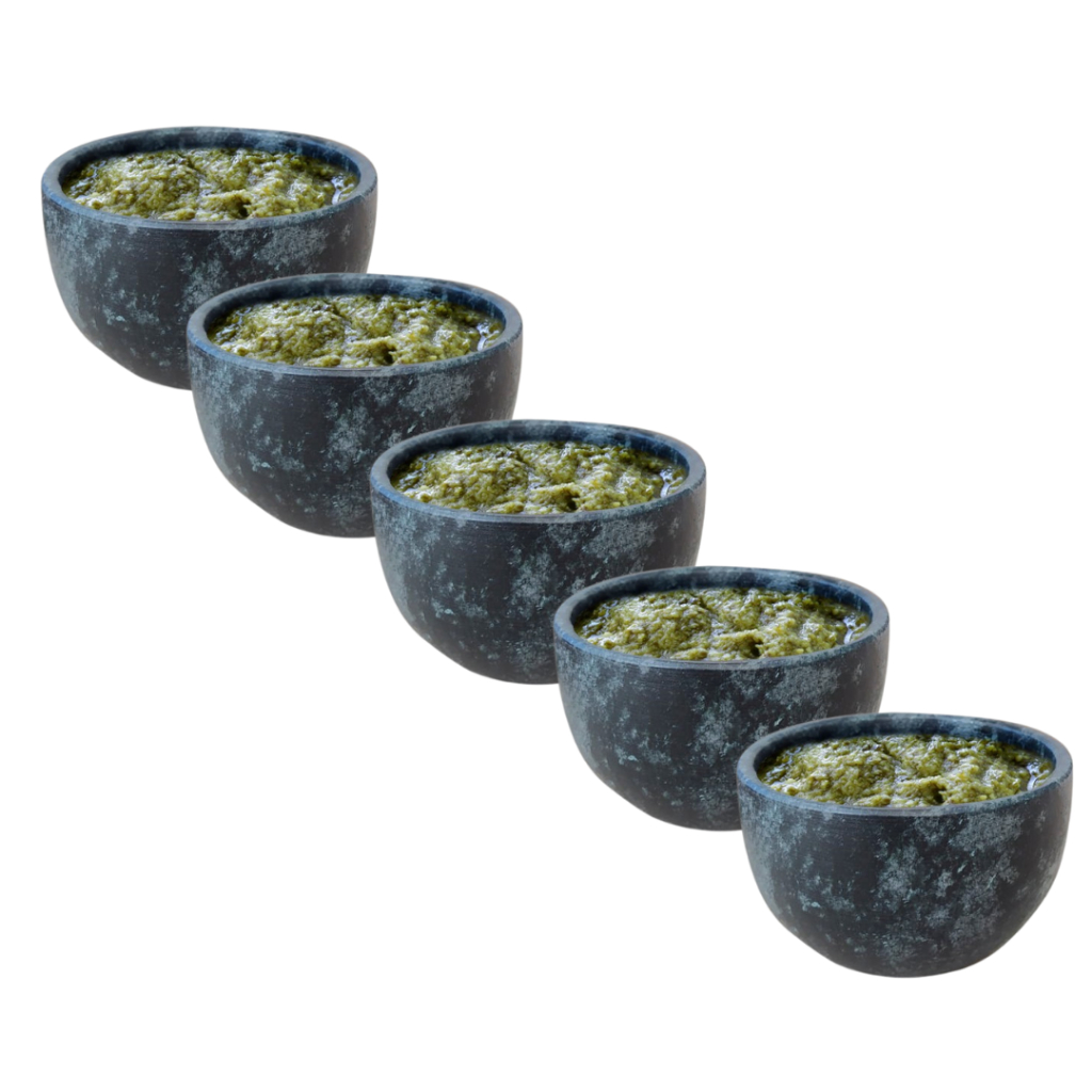5 Cumbucas/Tigelas 150ml pedra sabão Arte Nativa