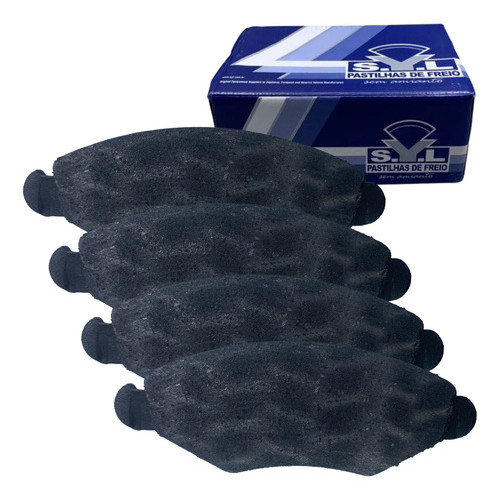 Kit Pastilha Freio Dianteira Original Syl 206 207 Hoggar 1.4 2004 2005 2006 2007 2008 2009 Até 2012
