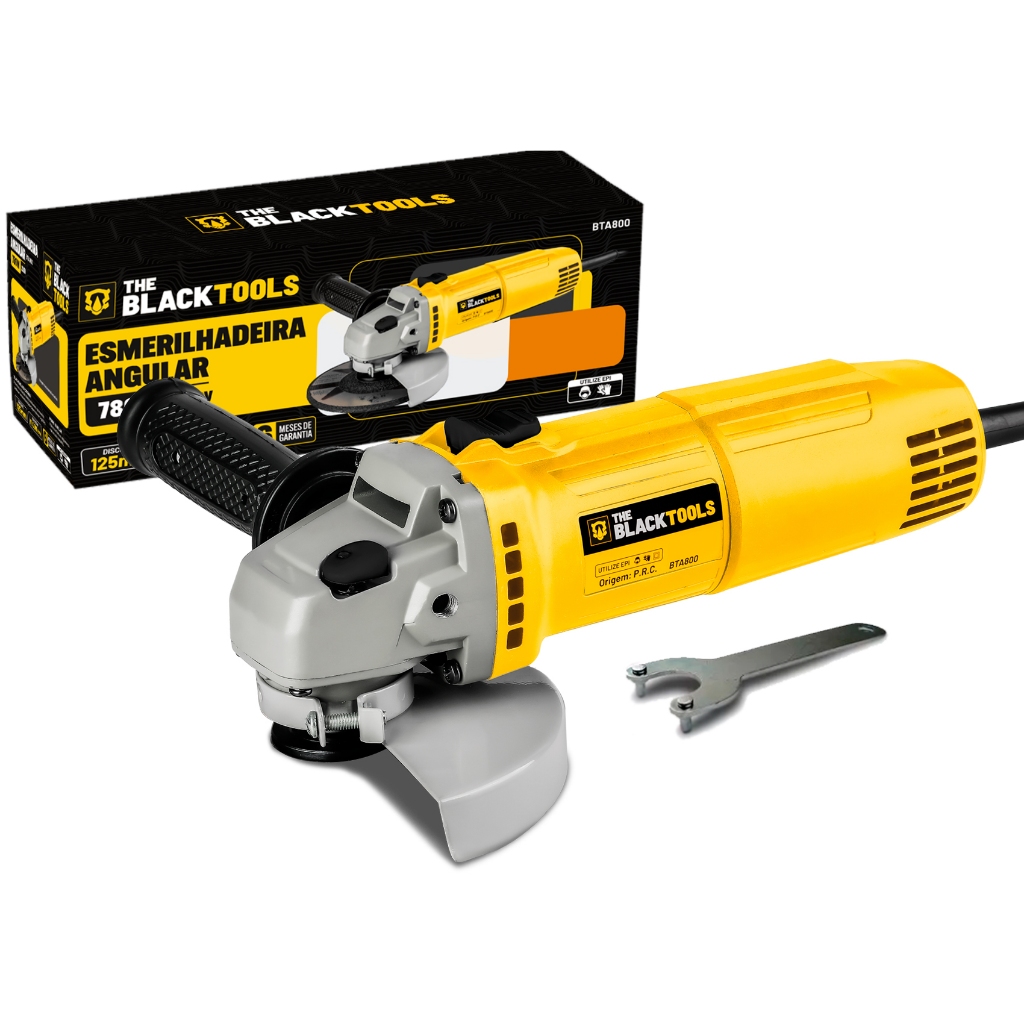 Esmerilhadeira Angular 780w Profissional 4.1/2 The Black Tools