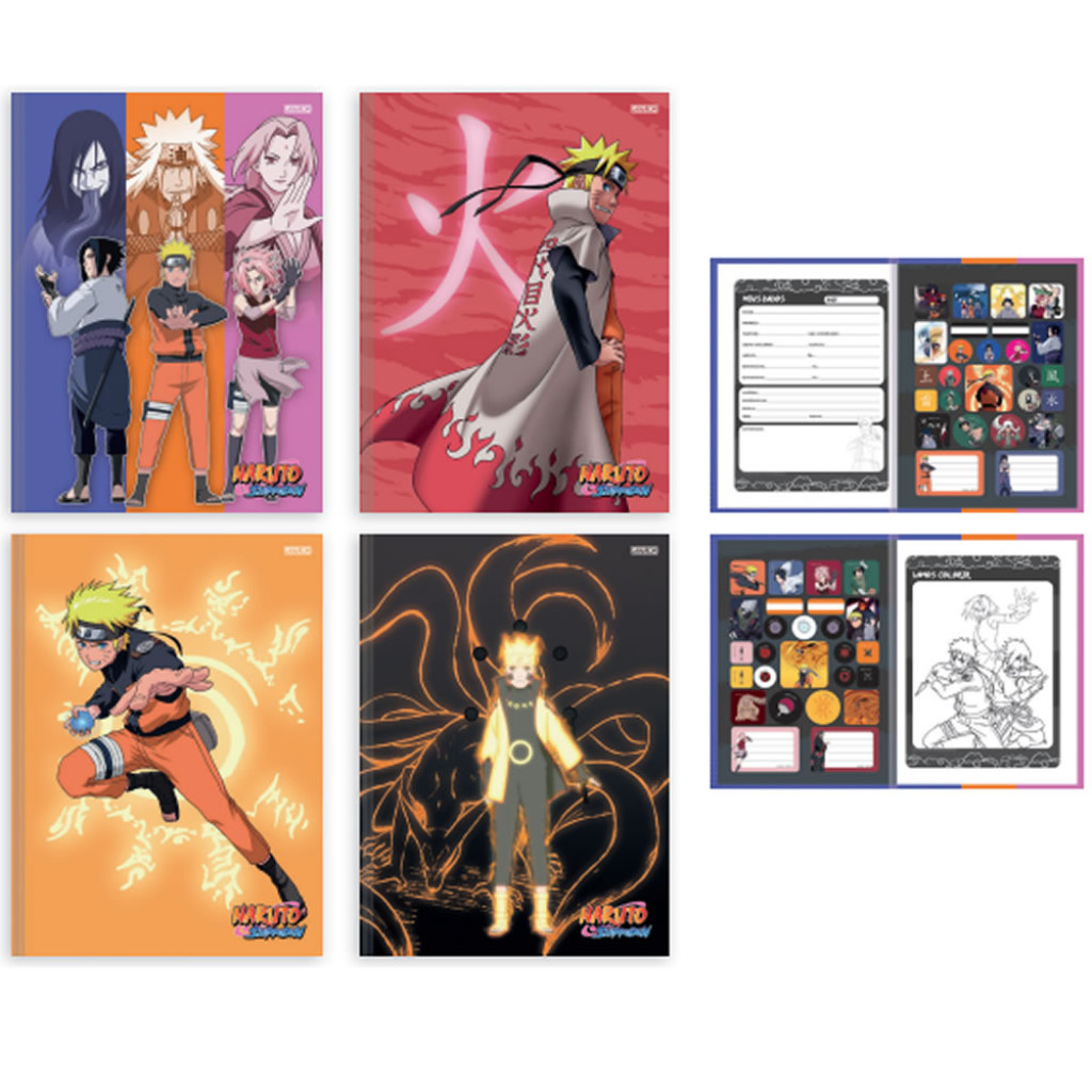 CAD BROCHURA  80F  NARUTO    SAO DOMINGOS   10458