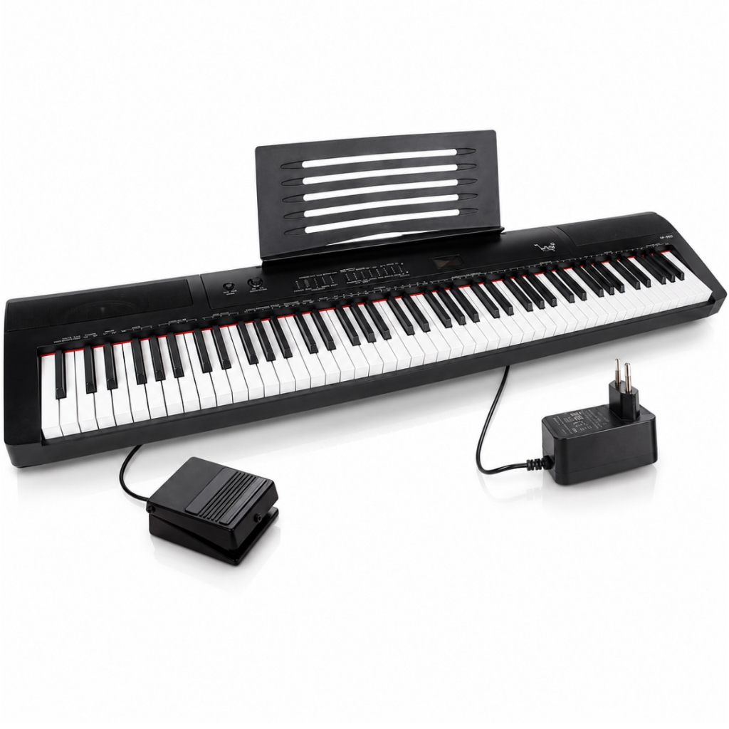 Piano Bravo BP6600 Digital 88 Teclas Bivolt Profissional para Estudos e Apresentações