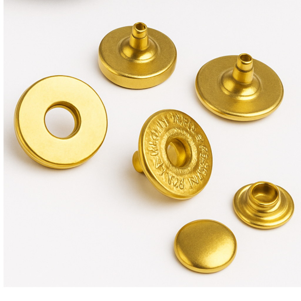Botão Imã Magnético 14 mm e 18 mm Dourado e Niquelado