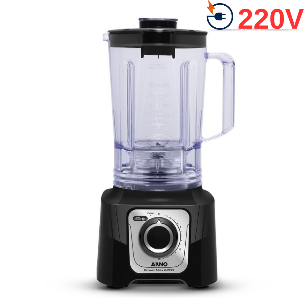 Liquidificador Arno Power Max LN66 220 V 2200W* Jarra 3,1 Litros PR