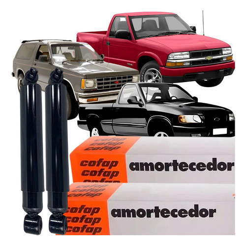 Amortecedor Traseiro Cofap Gm Blazer S10 4x2 4x4 1995 Á 1999