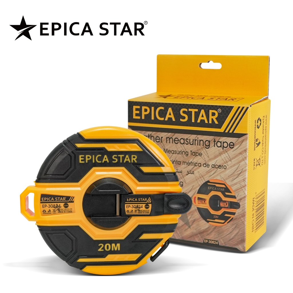 Fita Métrica Fibra de Vidro 20m/30m/50m | Trena Longa Resistente e Impermeável