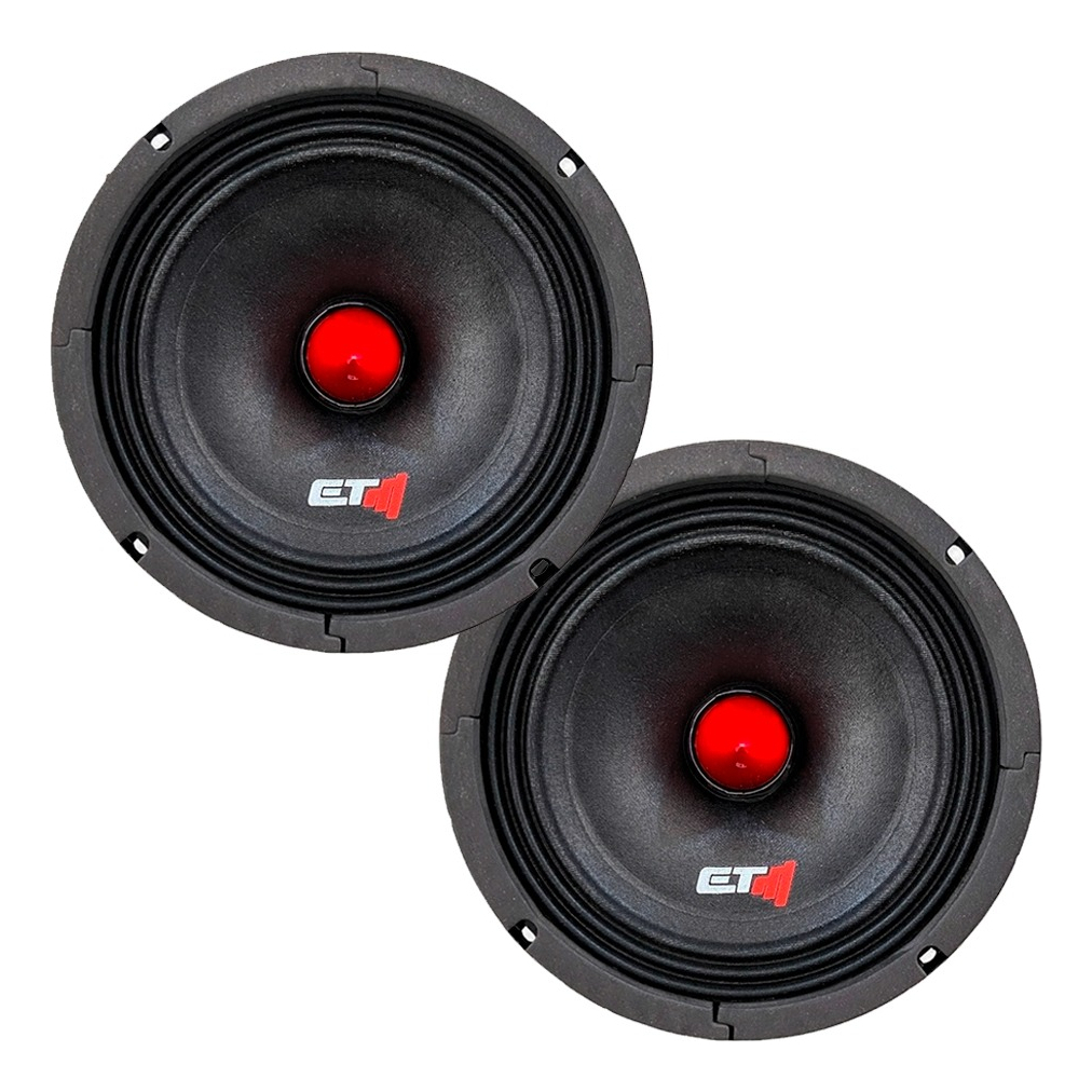 Par De Auto Falante Etm 6 Pol 125w 4 Ohms Mg Medio Grave Voz