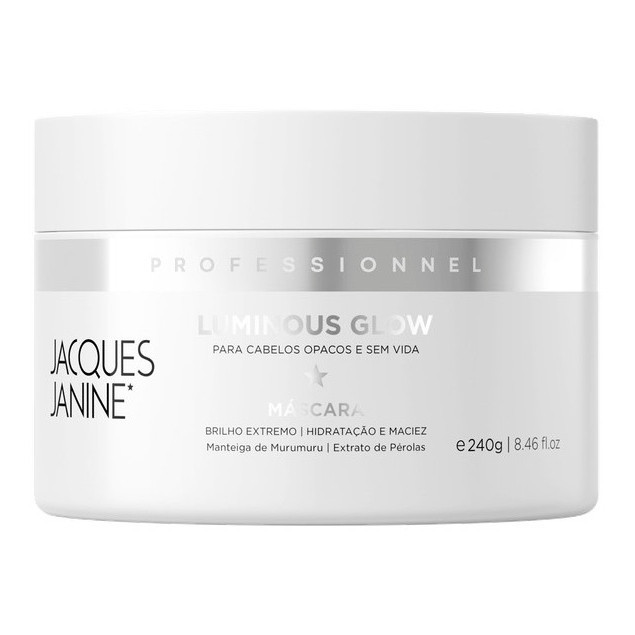 Máscara Tratamento Creme Luminous Glow Jacques Janine 240g