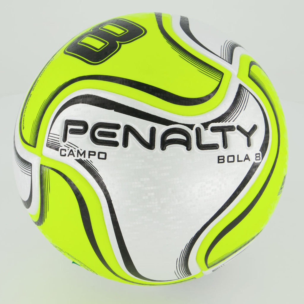 Bola Penalty 8X Campo Branca e Amarela