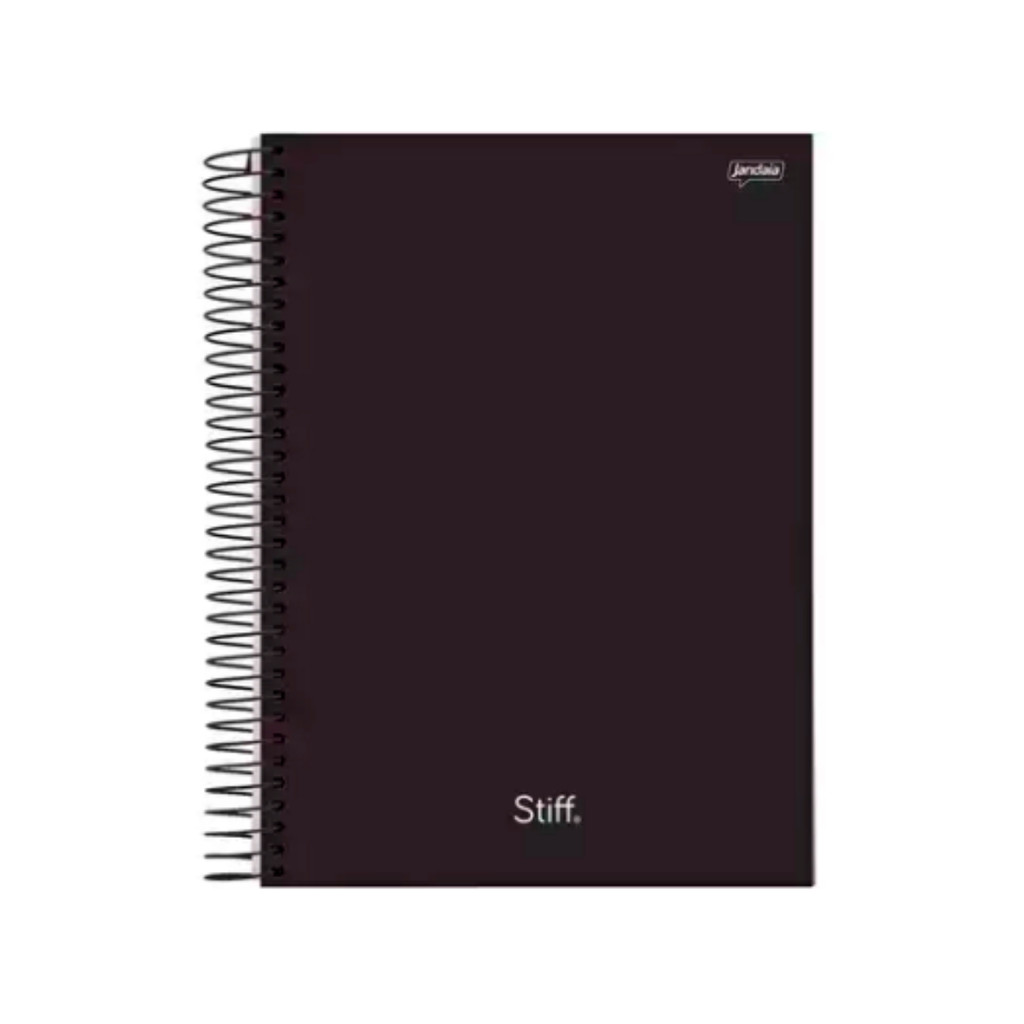 Caderno 20 Matérias Universitário Stiff - Jandaia CAPA:PRETO