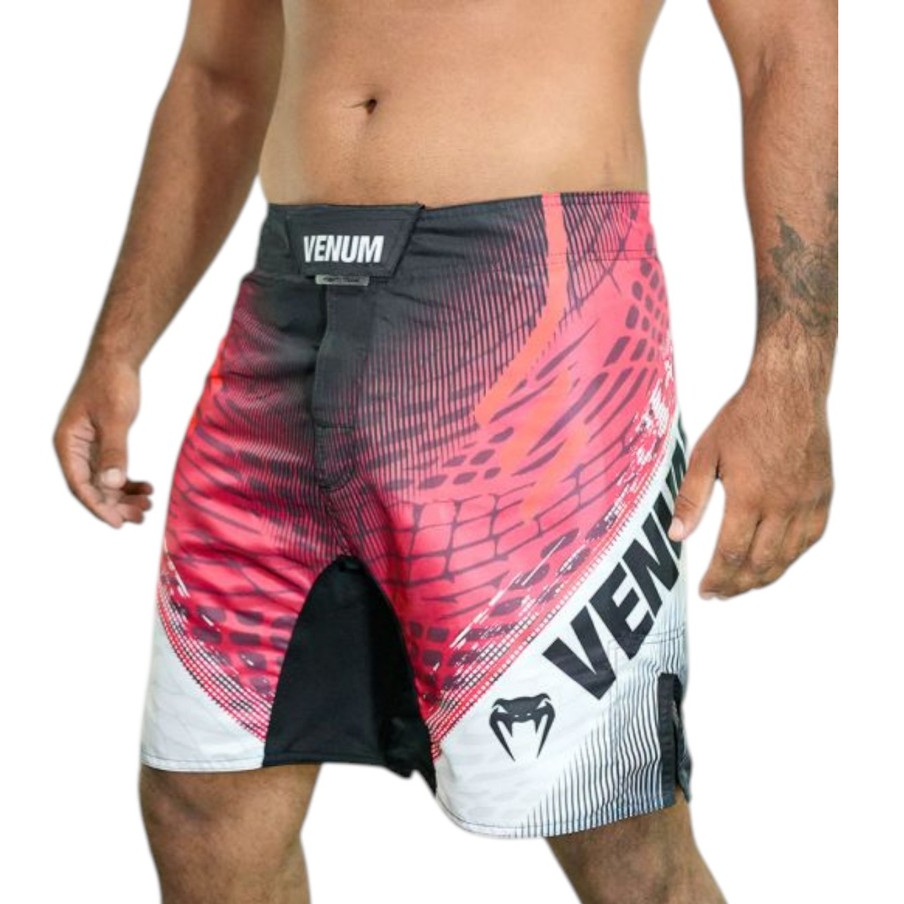 Bermuda Venum Fightshort Amazônia Feral Vermelho