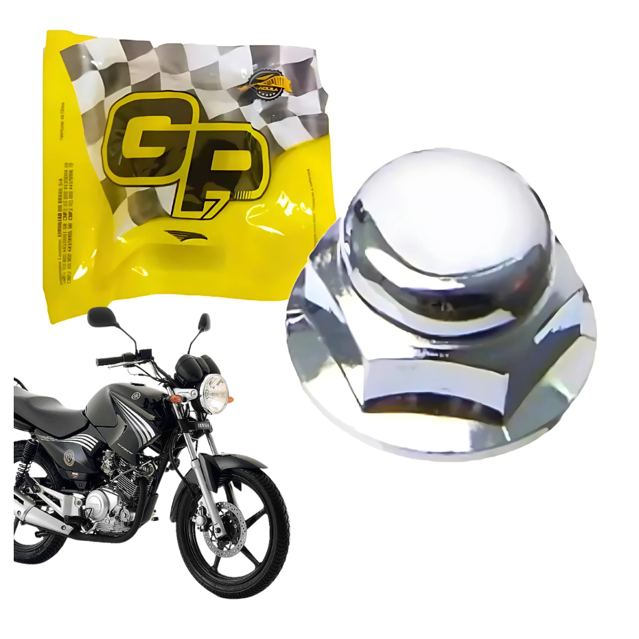Porca Fixação Coluna De Direção Gp7 Moto Yamaha Ybr 125/Factor YBR 125/Fazer 250