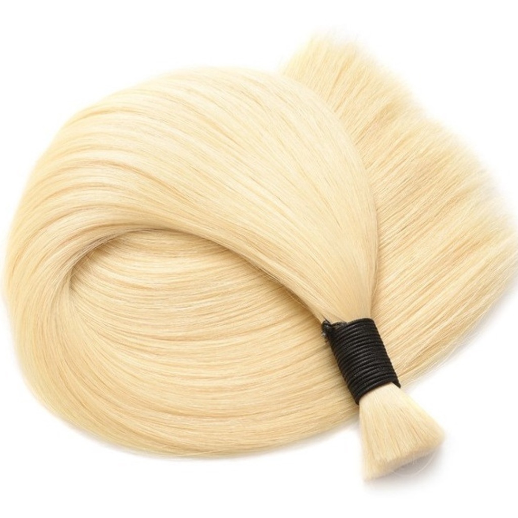 Cabelo Humano Loiro Liso 35cm - 200 Gramas Mega Hair