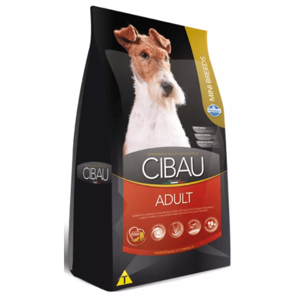 Ração Cibau Mini Breeds para Cães Adultos de Raças Pequenas - 15KG