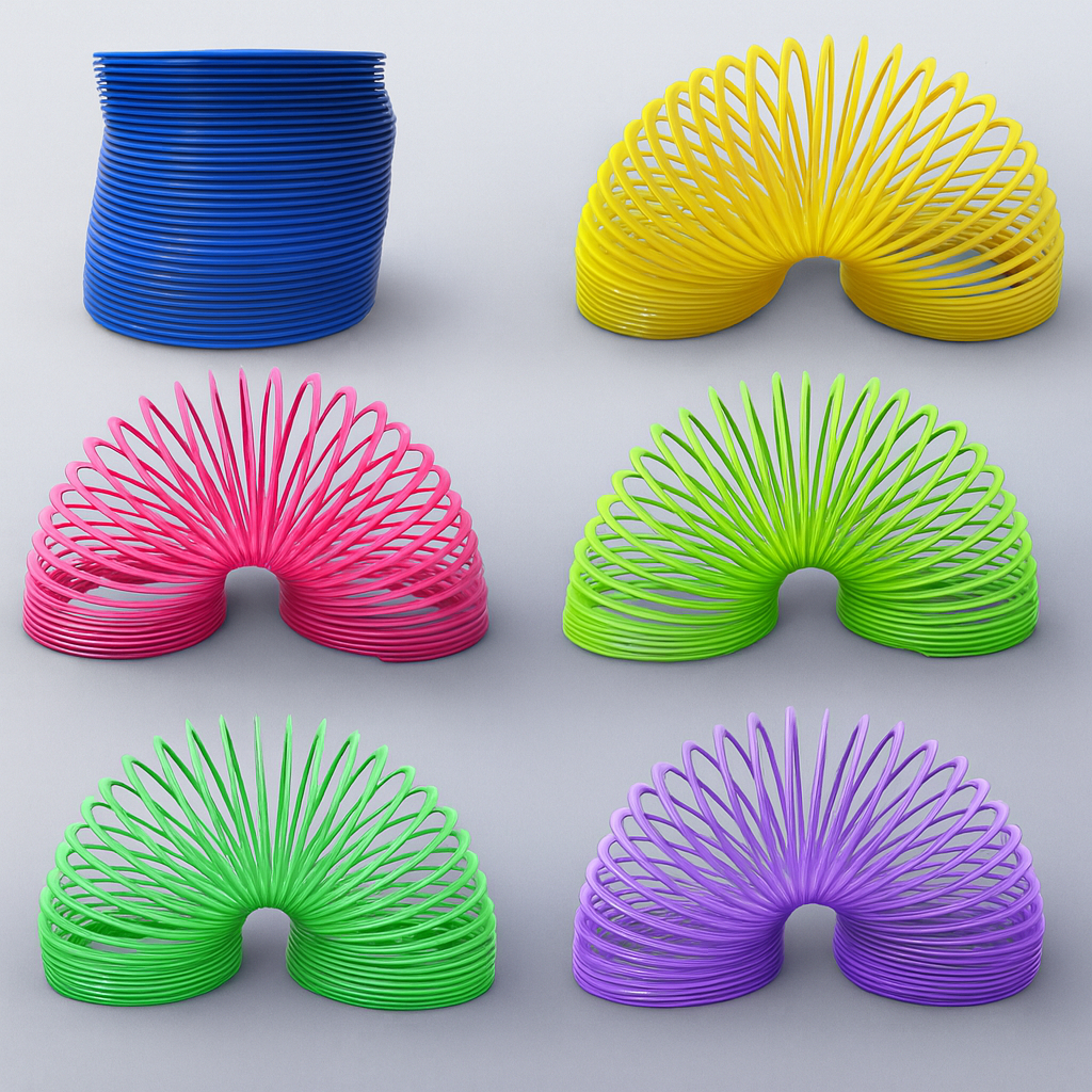 Kit Com 2/5 ou 10 Mola Maluca Colorida Brinquedo Lembrancinha Prendas