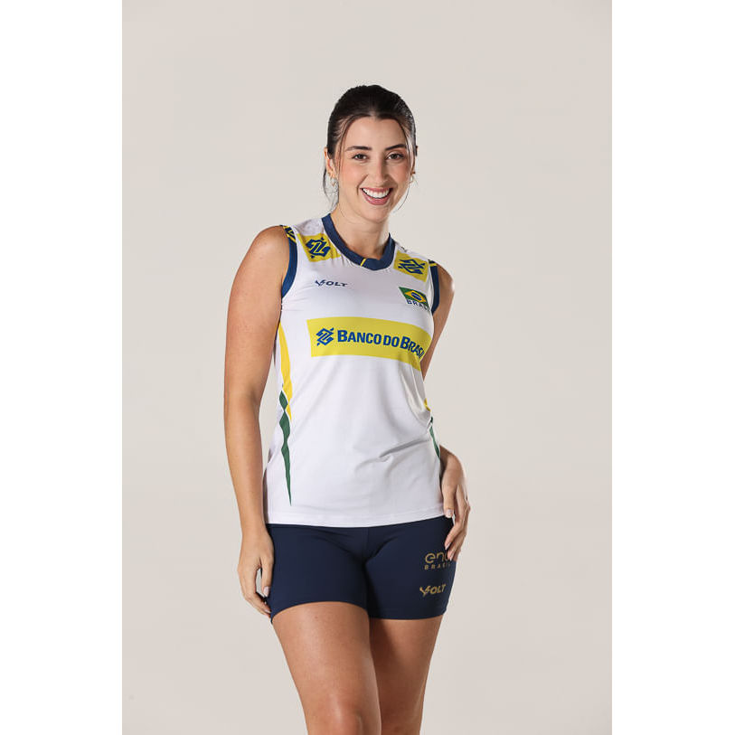 Regata Jogo 3 Vôlei Brasil Oficial Feminina Volt