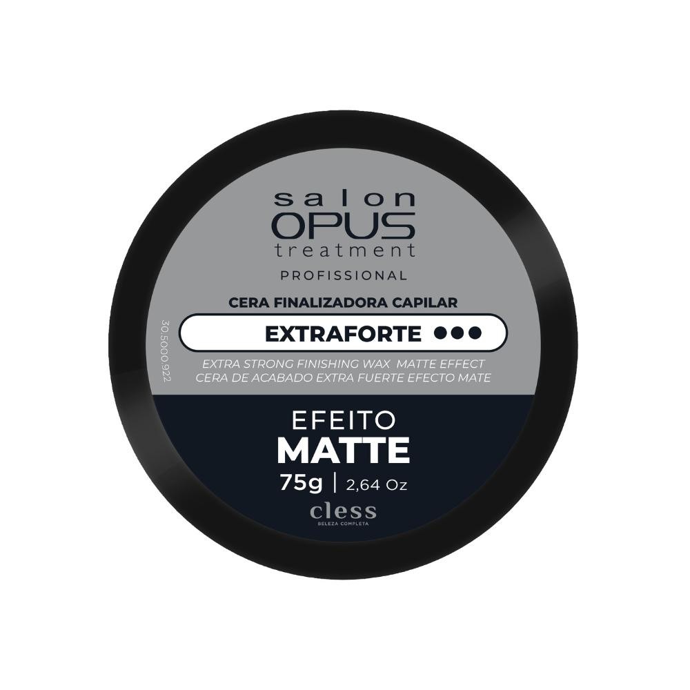 Cera Modeladora Fixação Extra Forte Matte Salon Opus 75g