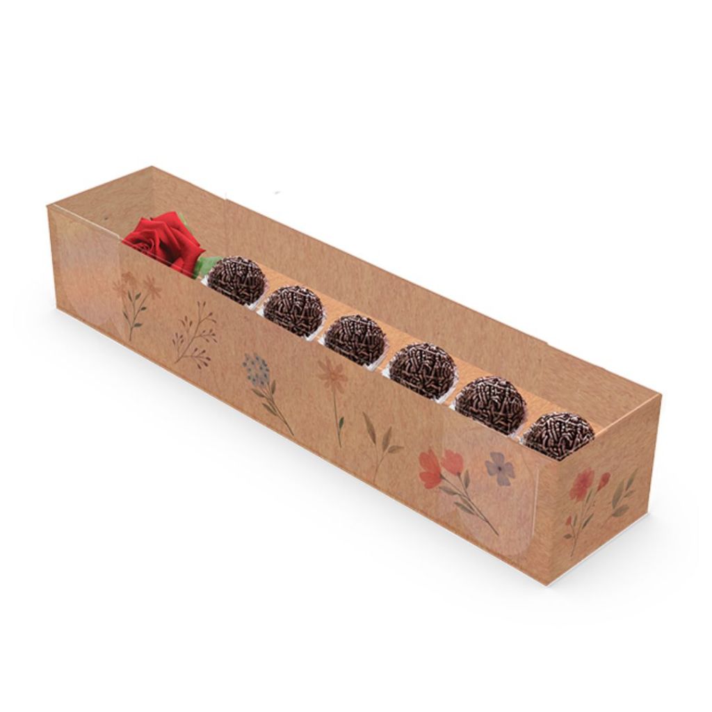 20 CAIXA FLOR E DOCES DIA DAS MÃES FLORES DO CAMPO 32X7X6 cm 5463 ( DIA DAS MÃES IDEIA ) OUTLET