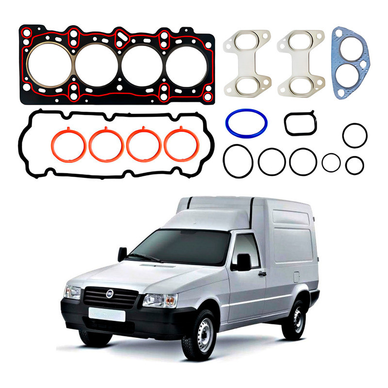 Jogo Junta Cabeçote Bastos Fiat Fiorino 1.3 8v 2005 A 2013