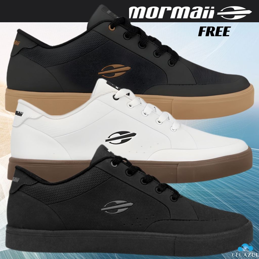 Tênis Masculino Mormaii Original Free Menino Casual Esportivo
