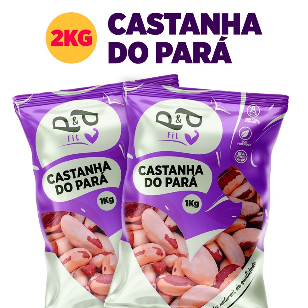 Castanha do Pará Inteira Premium 2Kg - P&P