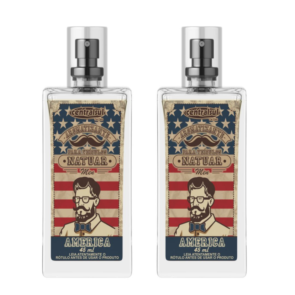 2 Aromatizante natuar men America 45ml