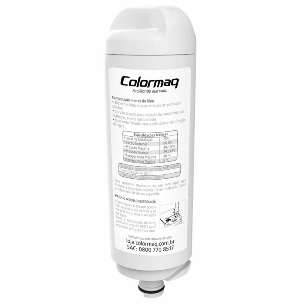 Refil Filtro Colormaq para Purificador Eletrônico de Água