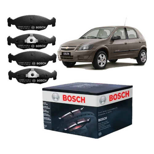 Pastilhas DE Freio DIANTEIRO Bosch Chevrolet Corsa 1994 A 2013 CELTA E PRISMA